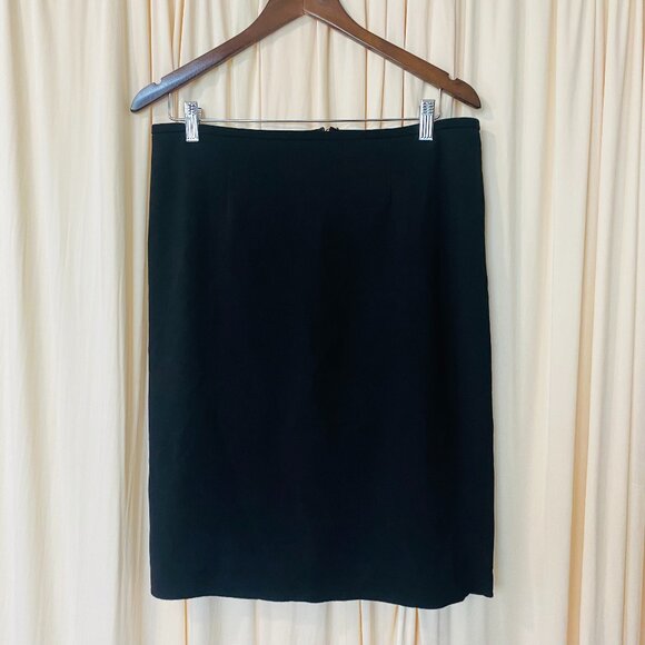 Calvin Klein Black Pencil Skirt, Sz. 10 - Picture 1 of 5